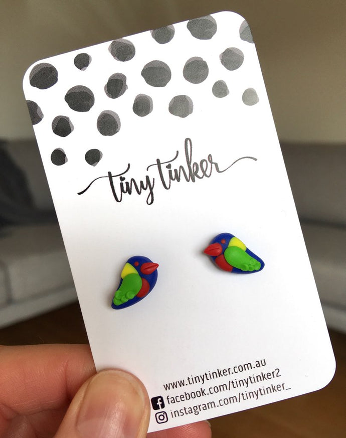 Rainbow Lorikeet Earrings